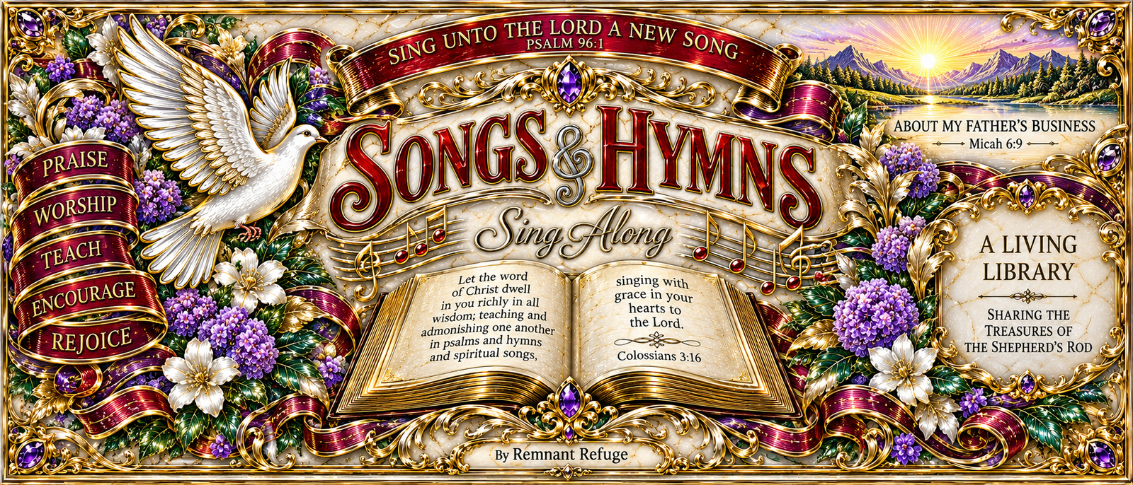 Songs & Hymns — Sing Along, A Living Library